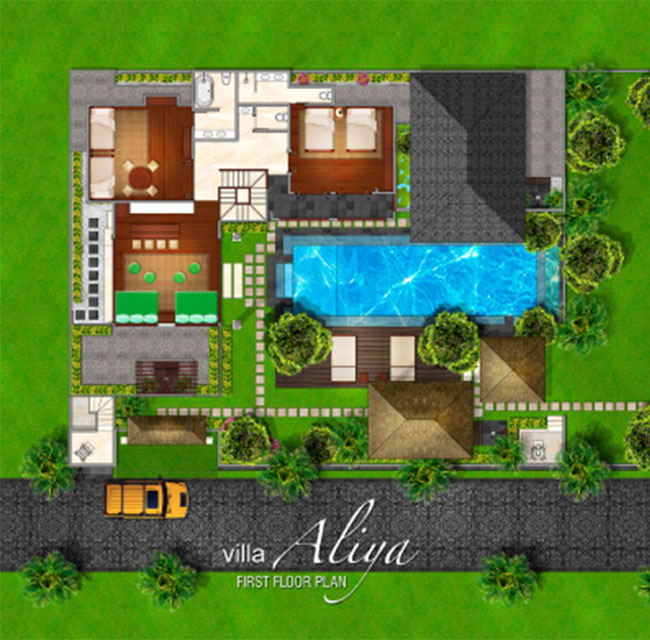Villa Aliya - Floor Plan