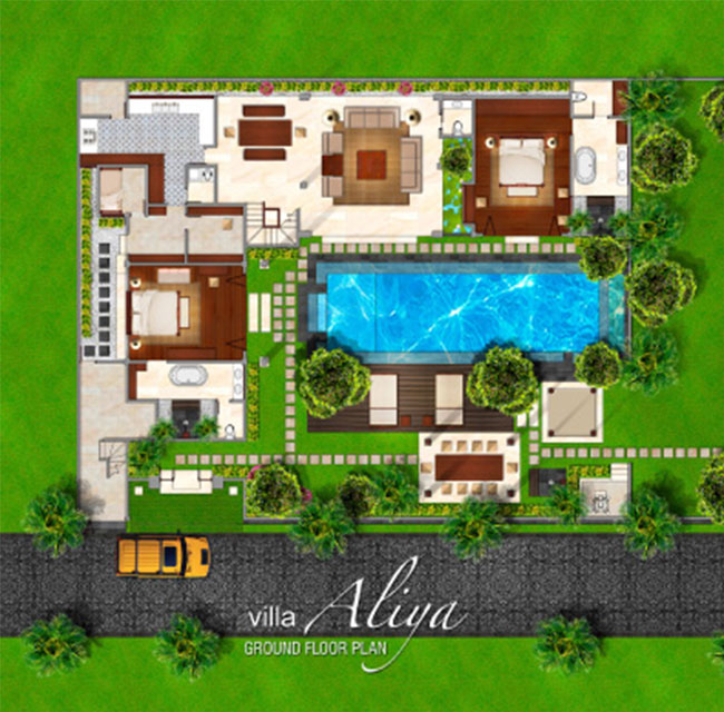 Villa Aliya - Floor Plan