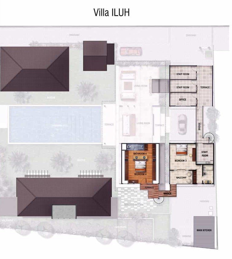 Villa Iluh - Floor Plan
