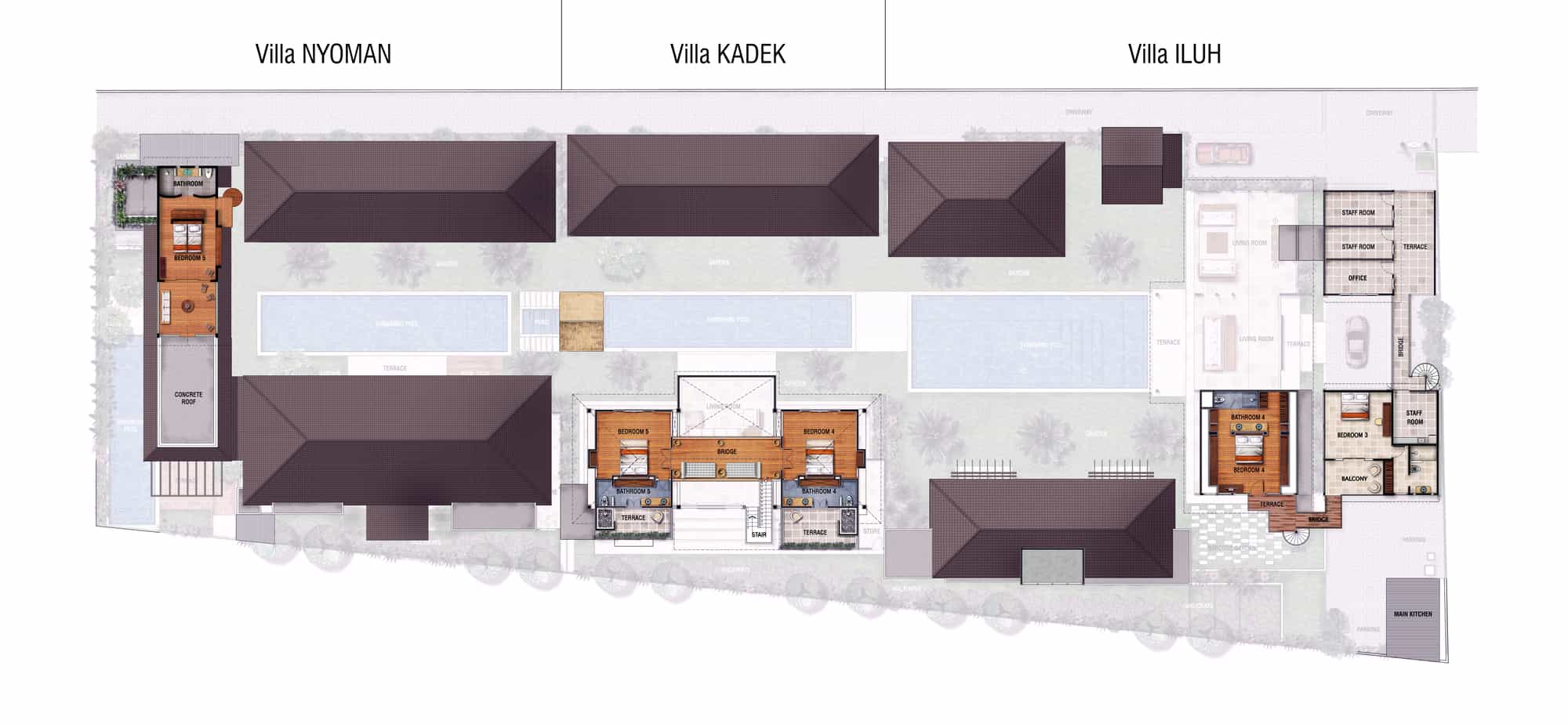 Villa Iluh - Floor Plan
