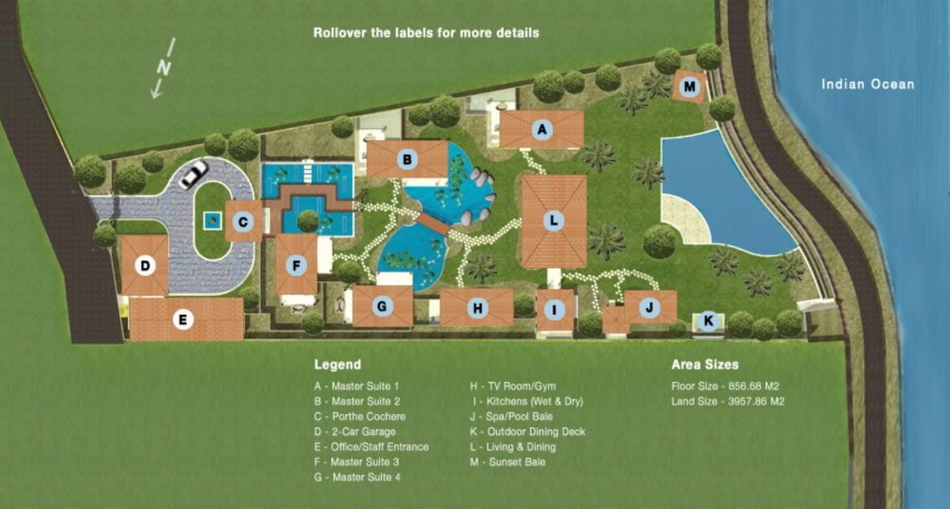 Villa Jagaditha - Floor Plan