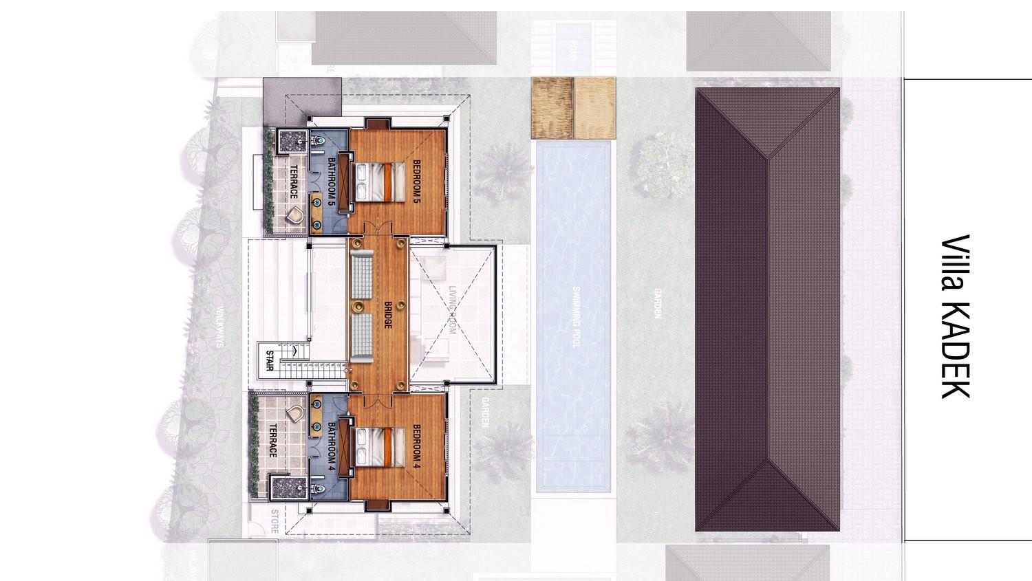 Villa Kadek - Floor Plan