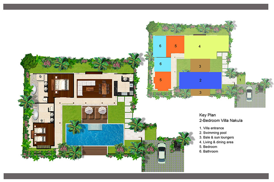 Villa Nakula - Floor Plan