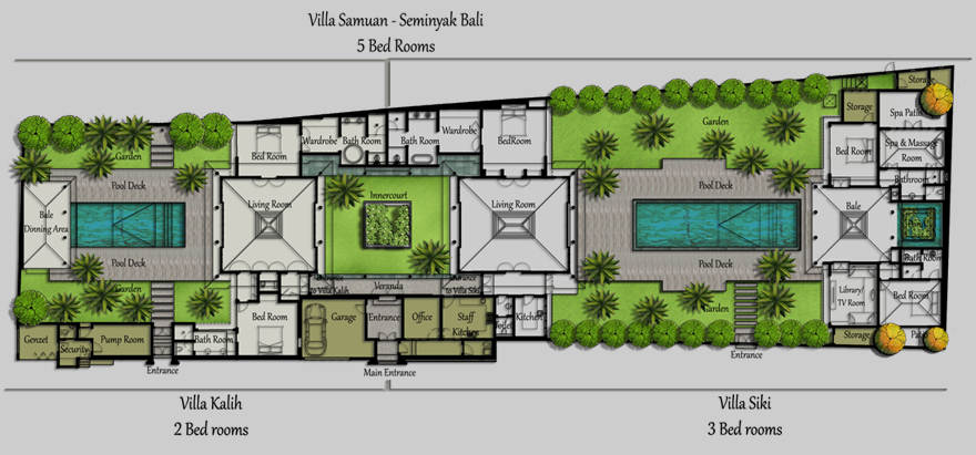 Villa Samuan - Floor Plan