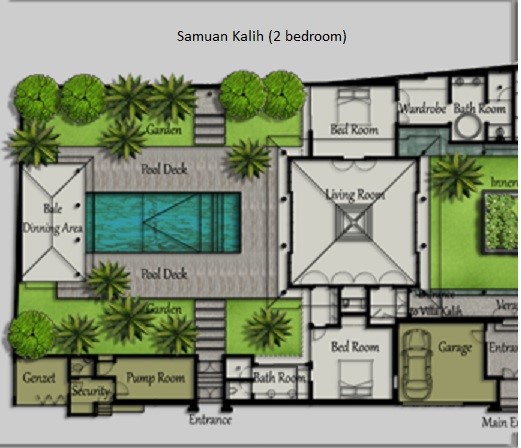 Villa Kalih - Floor Plan