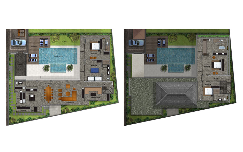 Villa Waha - Floor Plan