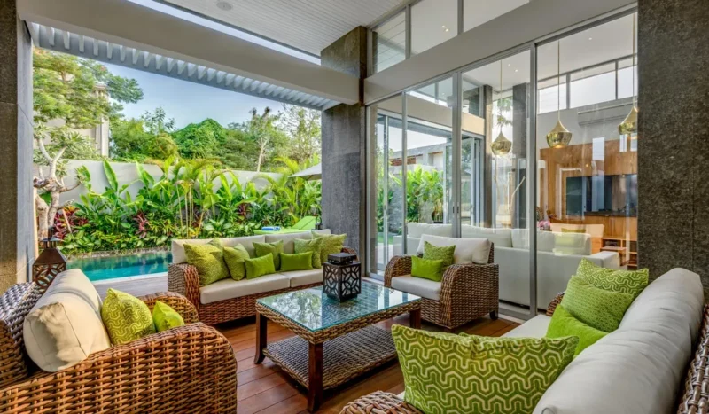 Alfresco-living-space Villa Bamboo Aramanis - Villa Gallery