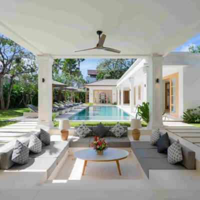 Amenara kiri_Pool Angle from the Main Building – Showing the gym_11zon Bali Villas