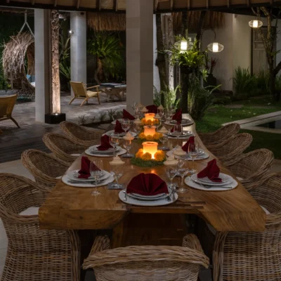Dinner Table Nyoman_16_11zon Villa Abaca Collection - Villa Gallery