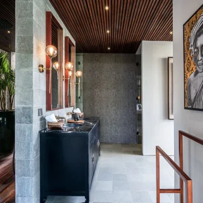 Downstairs master shower area Villa Kasianda House - Villa Gallery