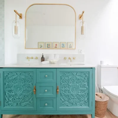 Fourposter bedroom vanity Villa Kasianda House - Villa Gallery