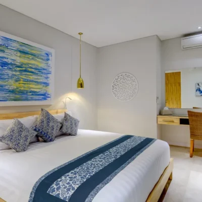 Guest-bedroom-four-at-end-of-the-pool Villa Bamboo Aramanis - Villa Gallery
