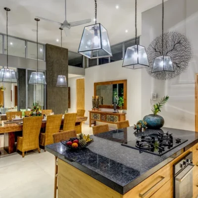 Kitchen-dining Villa Bamboo Aramanis - Villa Gallery