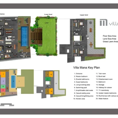 Mana – Floorplan Villa Mana - Villa Gallery