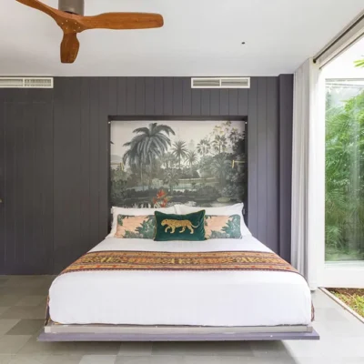 Office featuring a king size murphy bed with 30cm thick pillowtop mattress Villa Kasianda House - Villa Gallery