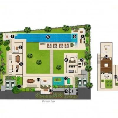 Palm House – Floorplan Villa Palm House - Villa Gallery