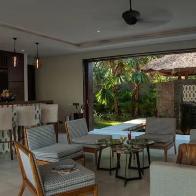 Seseh-Beach-Villa-II-Living-area-and-bar Seseh Beach Villa Two - Villa Gallery