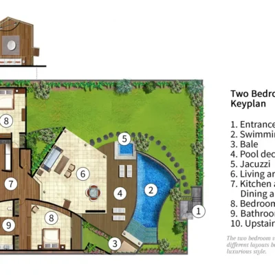 The Layar 2BR – Floorplan The Layar Villa Eighteen - Villa Gallery