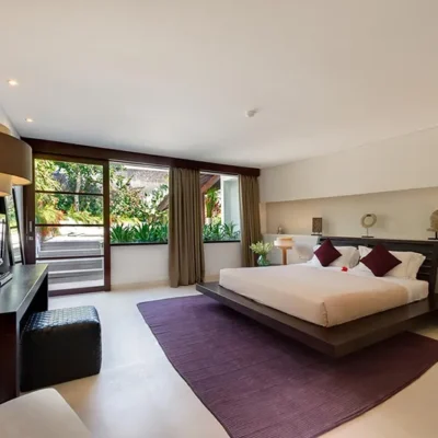 The Layar 2br – purple bedroom The Layar Villa Eighteen - Villa Gallery