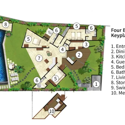 The Layar 4BR – Floorplan The Layar Villa Five - Villa Gallery