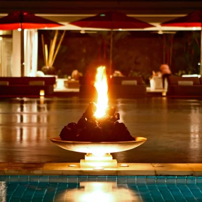 Villa Kalyani – Pool flame at night_43_11zon Villa Kalyani - Villa Gallery