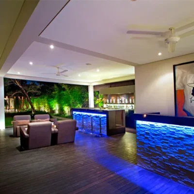 Villa-Kalyani-The-bar-and-DJ-console-at-night Villa Kalyani - Villa Gallery