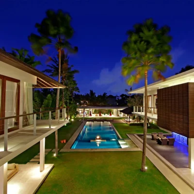 Villa Kalyani – The villa lawns and pool at night_37_11zon Villa Kalyani - Villa Gallery