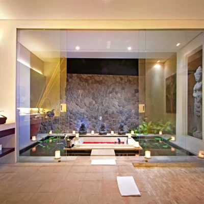 Villa Kalyani – Third bedroom ensuite at night_38_11zon Villa Kalyani - Villa Gallery
