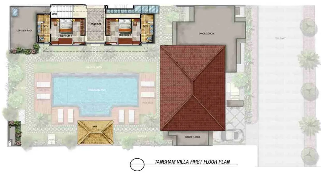 Villa Abagram - Floor Plan