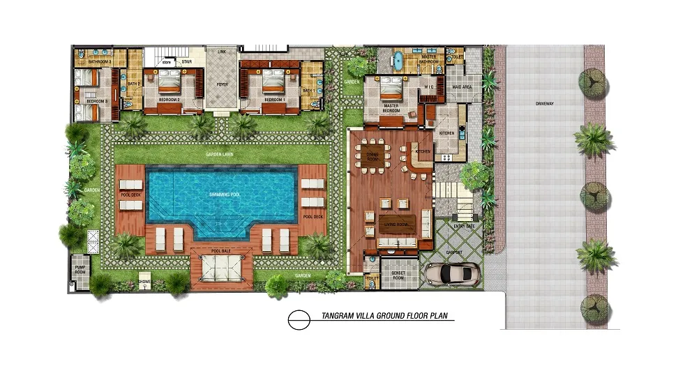 Villa Abagram - Floor Plan
