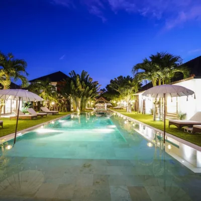 VillaIluhNightSwimmingPool Villa Iluh - Villa Gallery