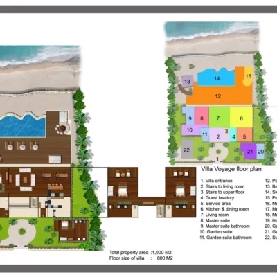 Voyage – Floorplan Villa Voyage - Villa Gallery