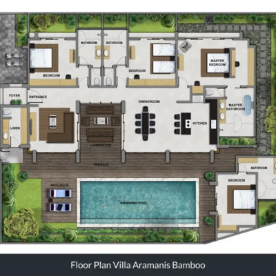 floorplan_bamboo Villa Bamboo Aramanis - Villa Gallery