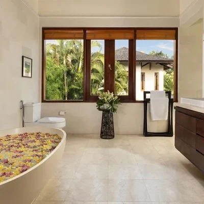 the-suar-luxurious-bathroom-flow Villa Suar Seminyak - Villa Gallery