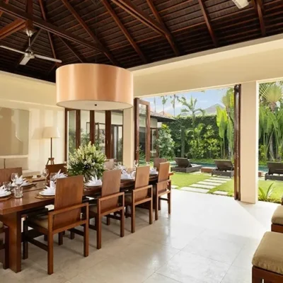 the-suar-open-living-dining-spac Villa Suar Seminyak - Villa Gallery
