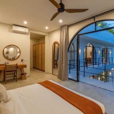 18 Villa Unna – Bedroom 1 at night_11zon Villa Unna Umalas - Villa Gallery