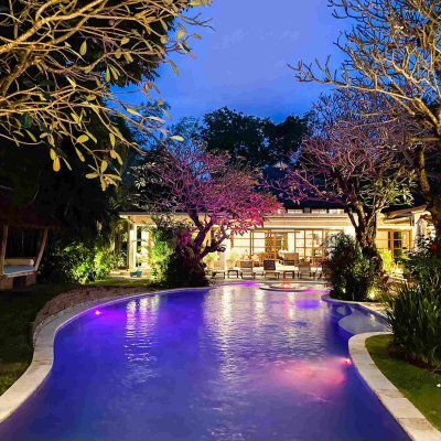 Pool Villa LA night view_11zon Villa La-Ta Seminyak - Villa Gallery