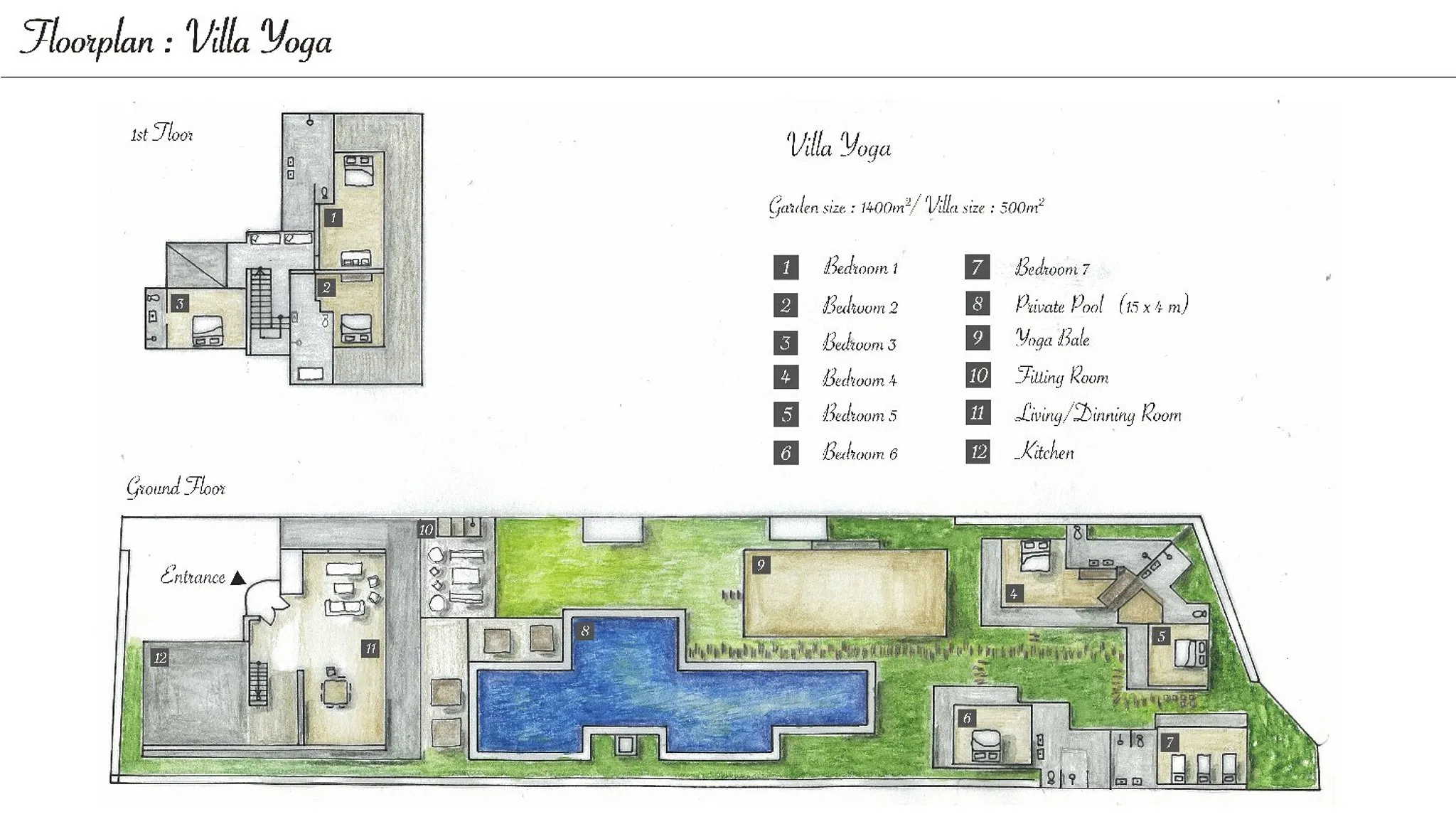 Villa Yoga - Floor Plan
