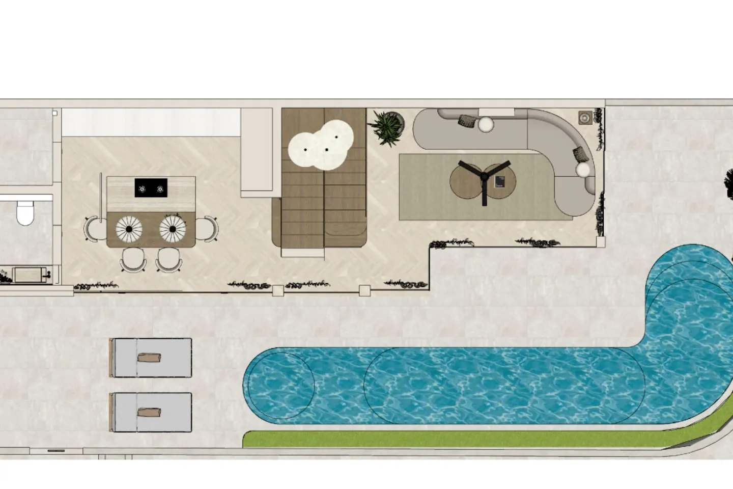 Villa Lil Jomo Bingin - Floor Plan